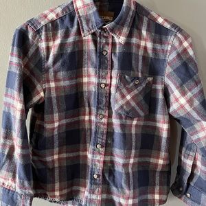 YM plaid shirt. See photos for dimensions. Excellent condition. Worn once.